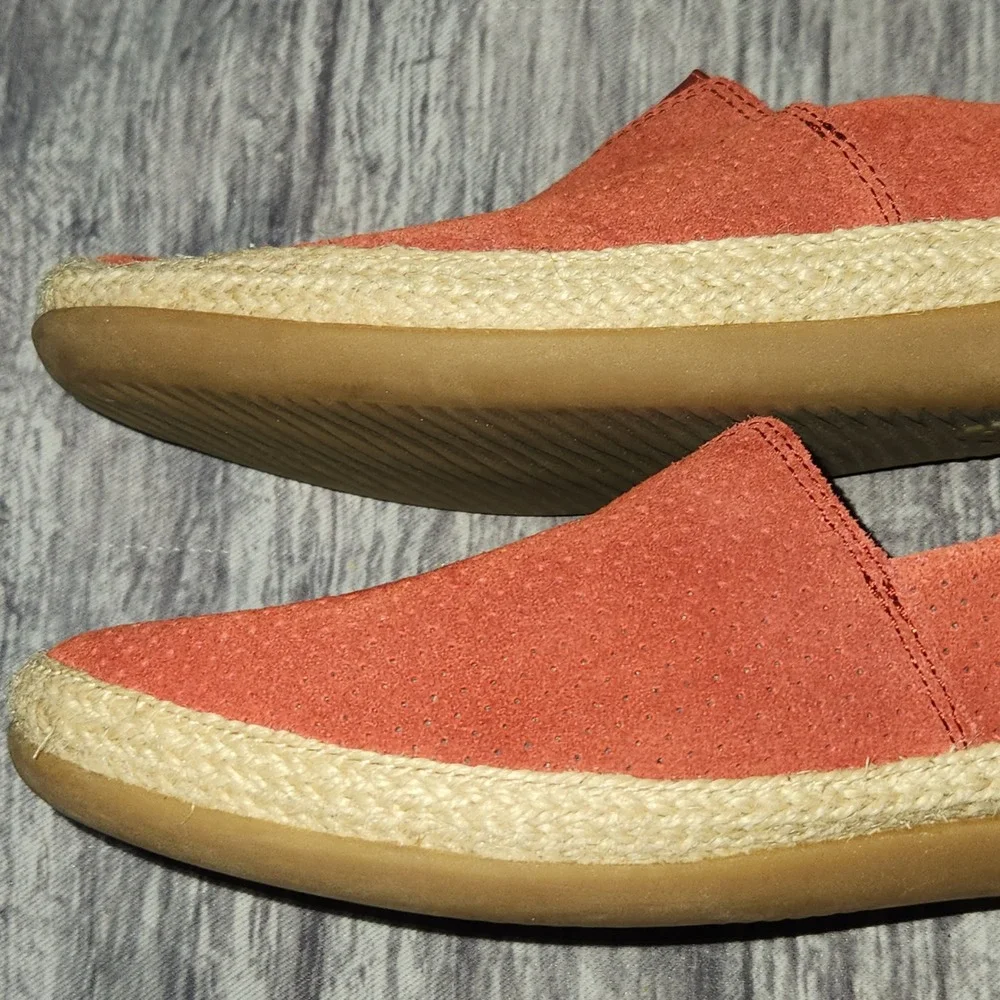 Clarks Collection Women's Suede‎ Espadrille Slip On Loafers Size 9M